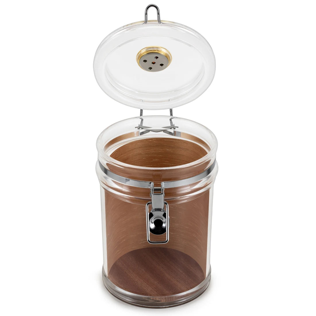 Kitchen Storage Sealed Jar With Hygrometer Humidifier Lids