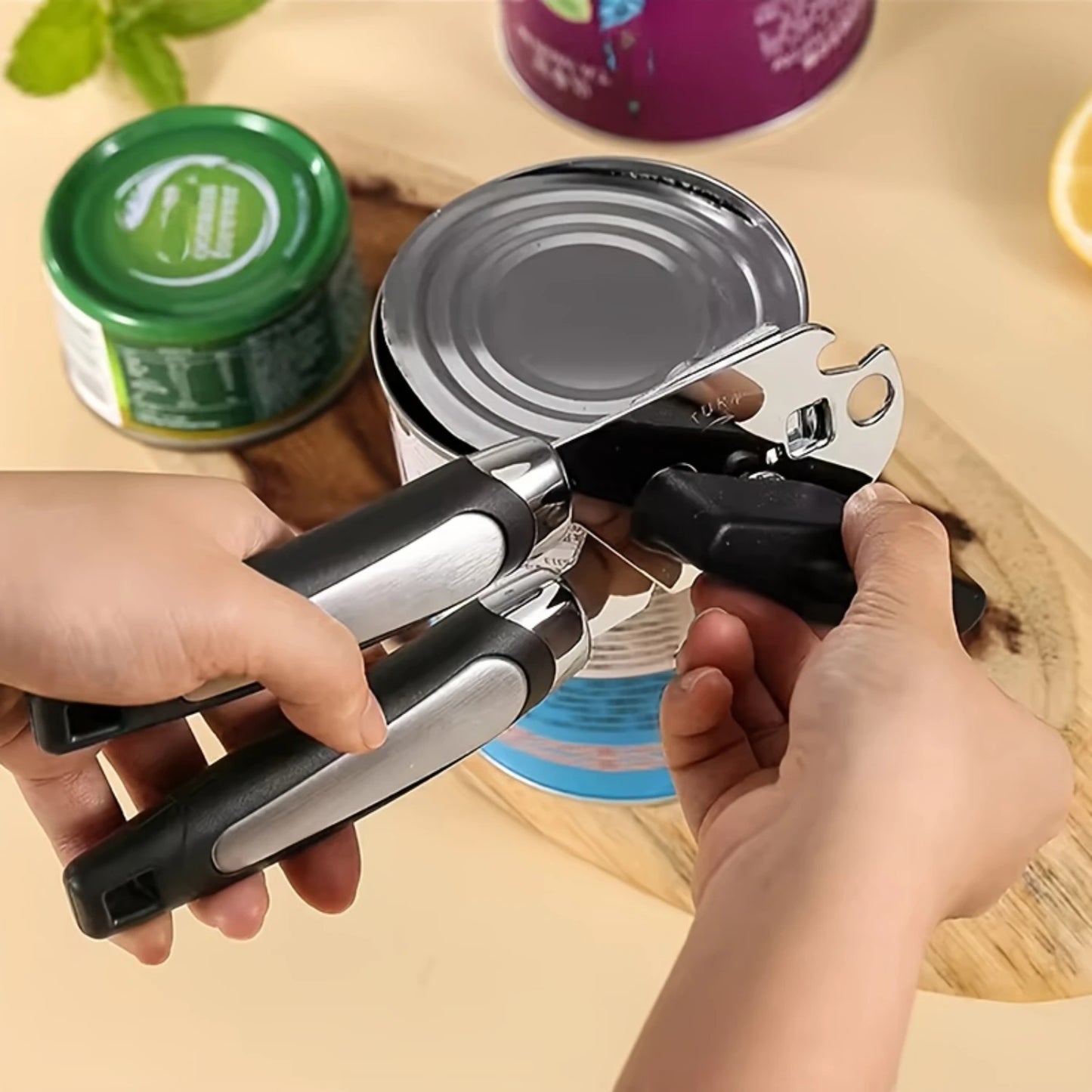 Stainless Steel Manual Can Opener -  Multifunctional Gadget