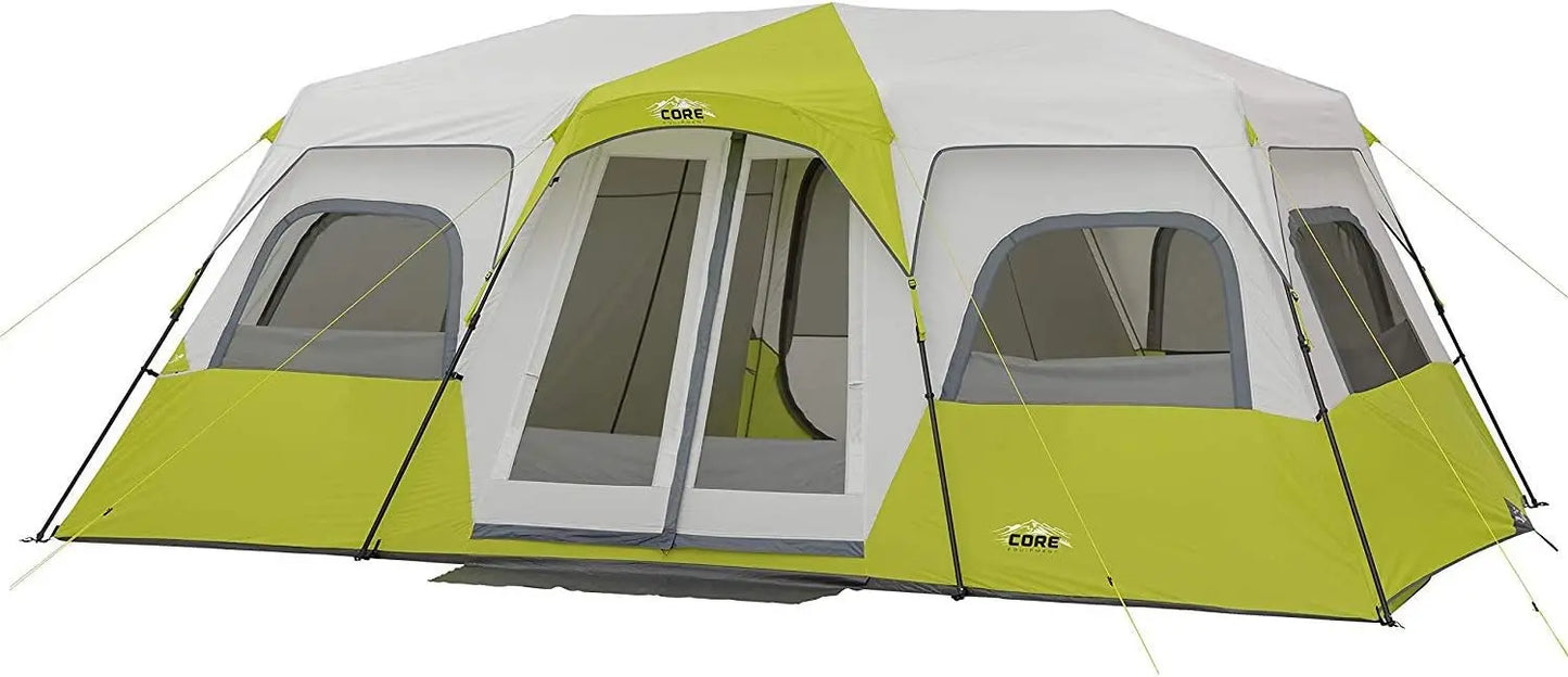 12 Person | 3 Room Huge Tent with Storage Pockets