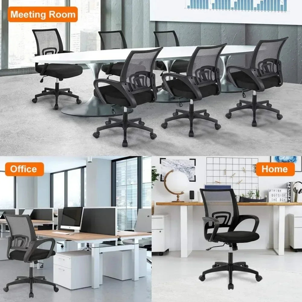 Ergonomic Desk Chairs with Lumbar Support Armrest