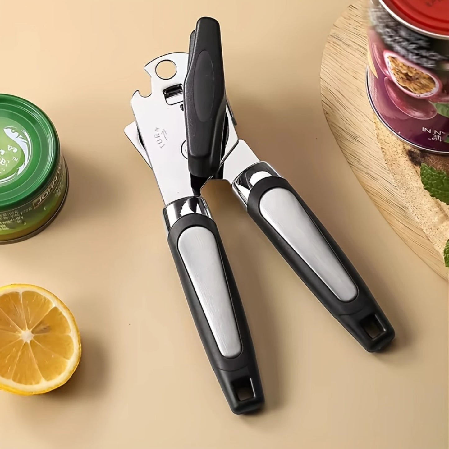 Stainless Steel Manual Can Opener -  Multifunctional Gadget