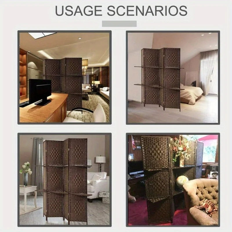 4 panel room divider