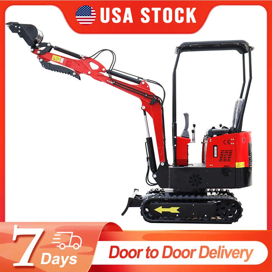 1 Ton Mini Excavator Agricultural Hydraulic Small Excavators